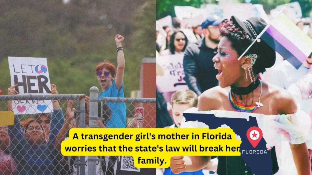 The mother of a transgender girl in Florida is worried that the state's law will break her family